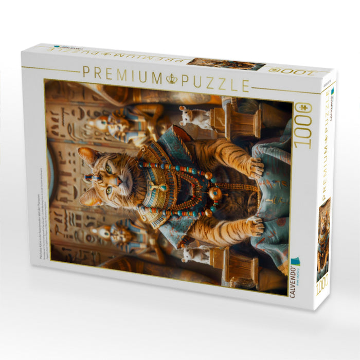 Mauhotep Katze in der faszinierenden Welt der Pharaonen - CALVENDO Foto-Puzzle'