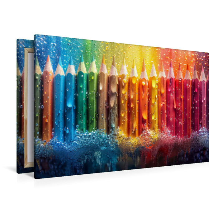 Premium Textil-Leinwand Farben