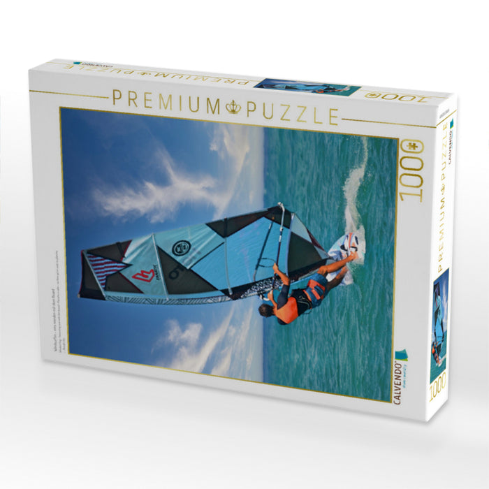 Windsurfen - eins werden mit dem Board - CALVENDO Foto-Puzzle'