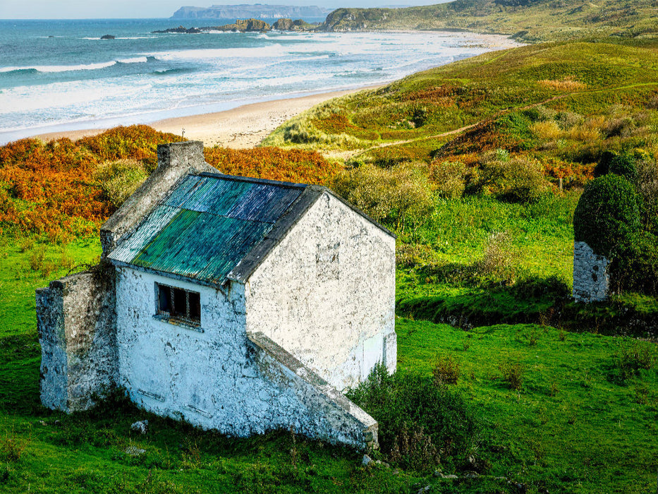 Einsames Haus am Strand - CALVENDO Foto-Puzzle'