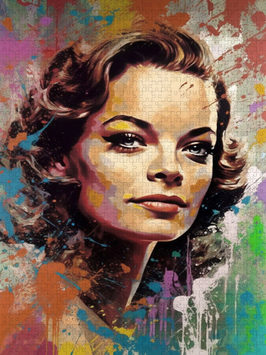 Romy Schneider - CALVENDO Foto-Puzzle'