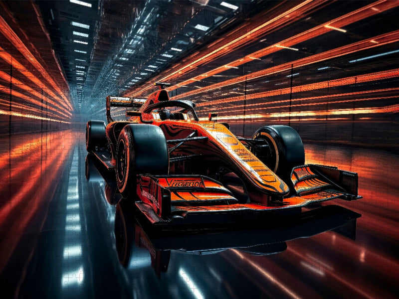 Rennwagen - CALVENDO Foto-Puzzle'