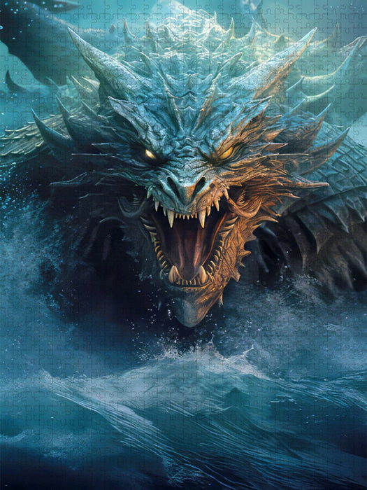 Drachen und edle Ritter - CALVENDO Foto-Puzzle'