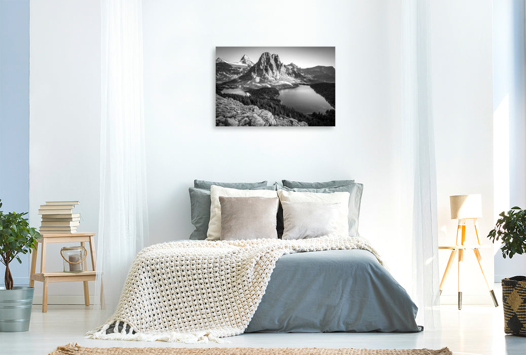 Premium Textil-Leinwand Mount Assiniboine Provincial Park