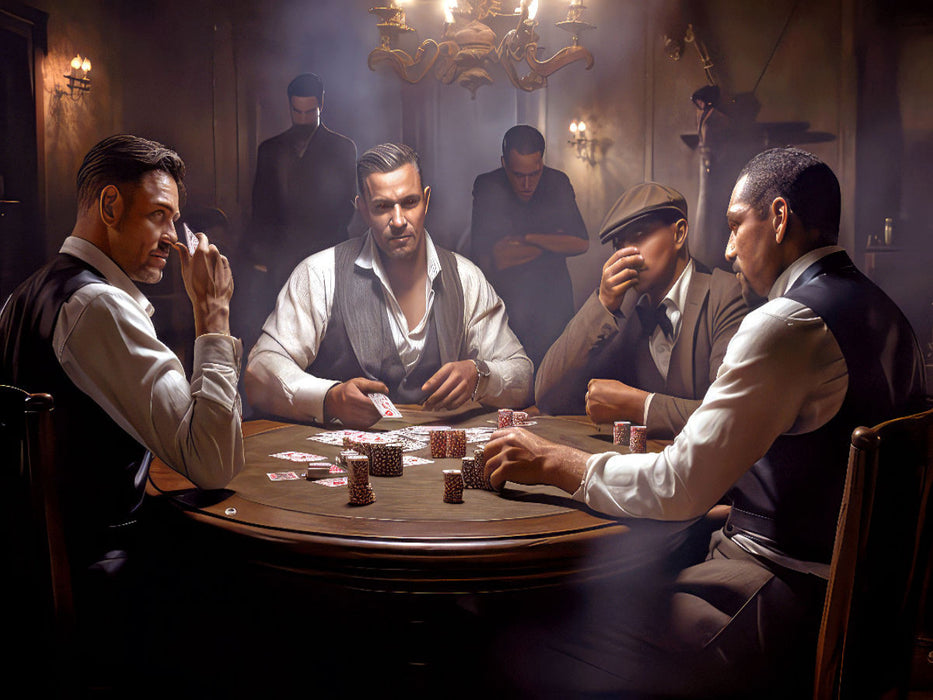 Pokerspieler - CALVENDO Foto-Puzzle'
