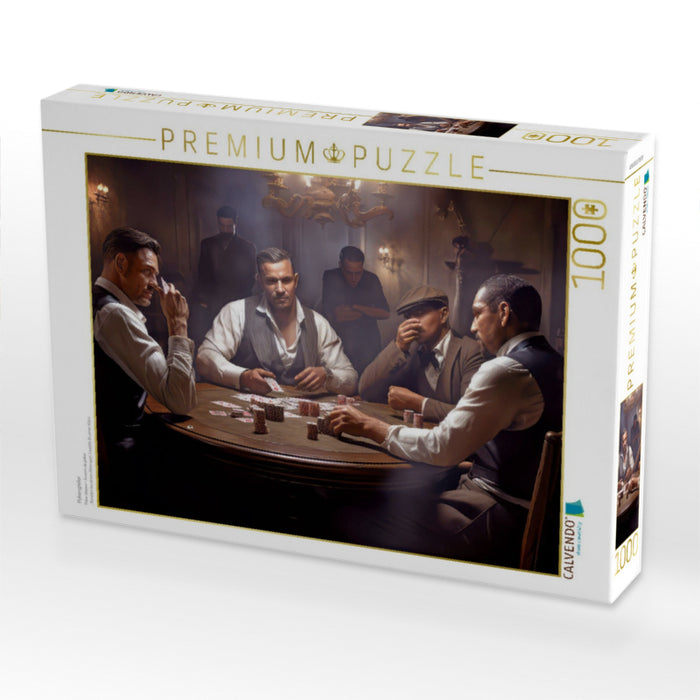 Pokerspieler - CALVENDO Foto-Puzzle'