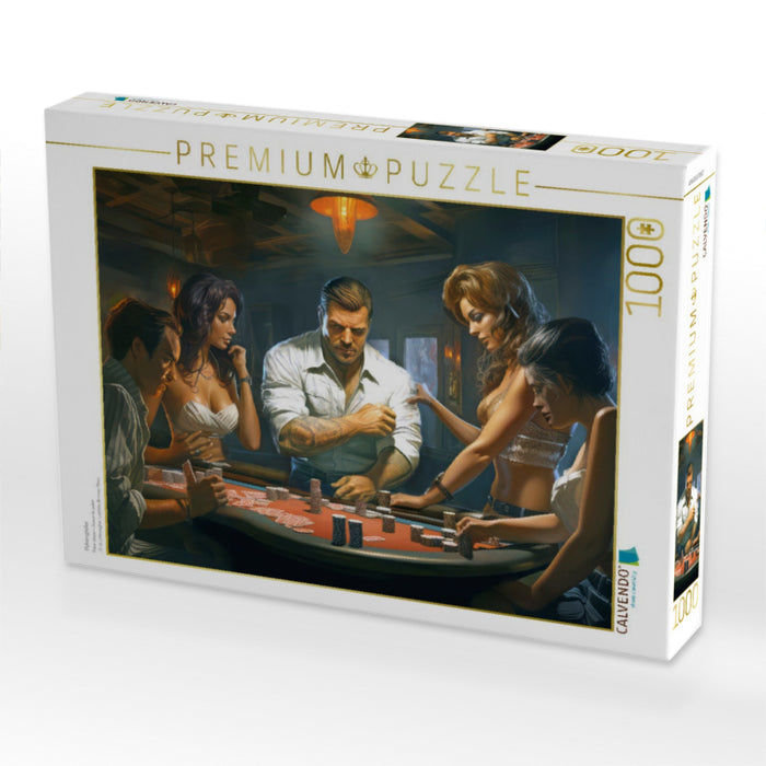 Pokerspieler - CALVENDO Foto-Puzzle'