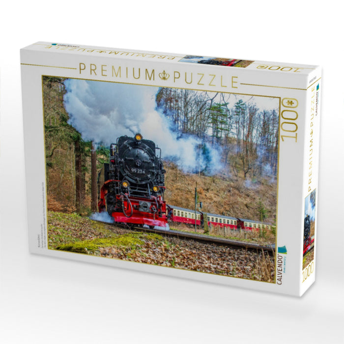 Kurvenfahrt - CALVENDO Foto-Puzzle'