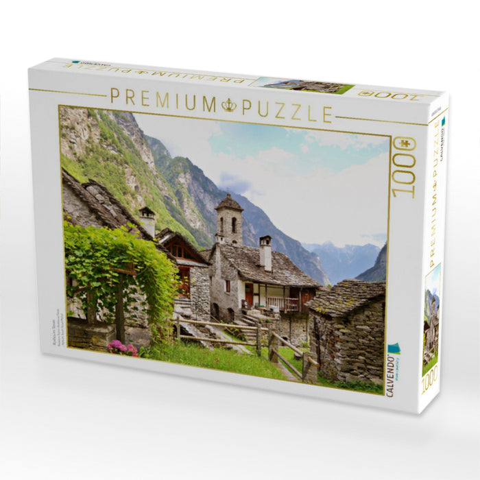 Rustico im Tessin - CALVENDO Foto-Puzzle'
