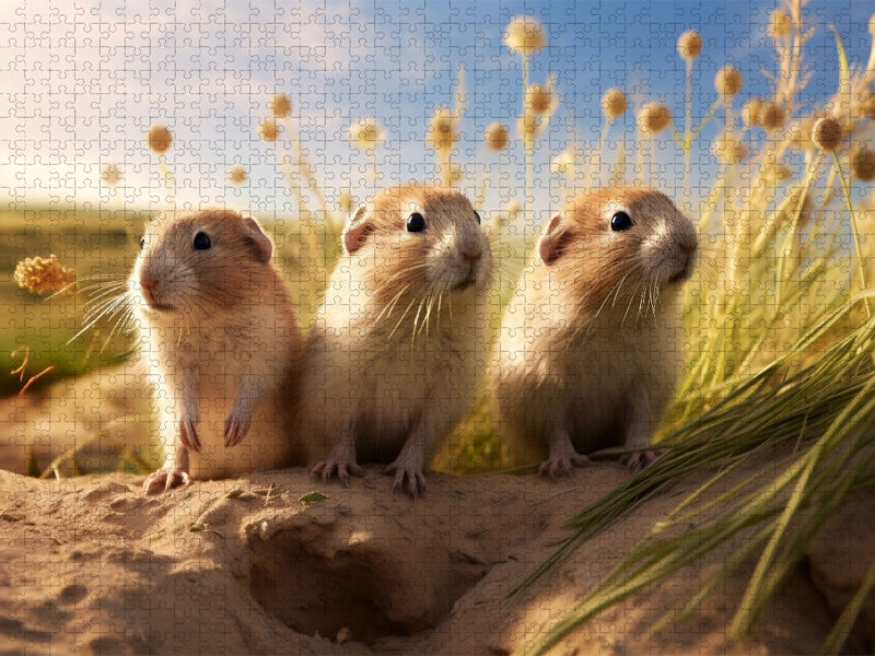 Ein Motiv aus dem Kalender "Nach Art der Lemminge" - CALVENDO Foto-Puzzle'