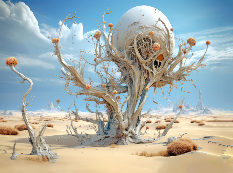 Surrealismus trifft auf die Wüste - CALVENDO Foto-Puzzle'