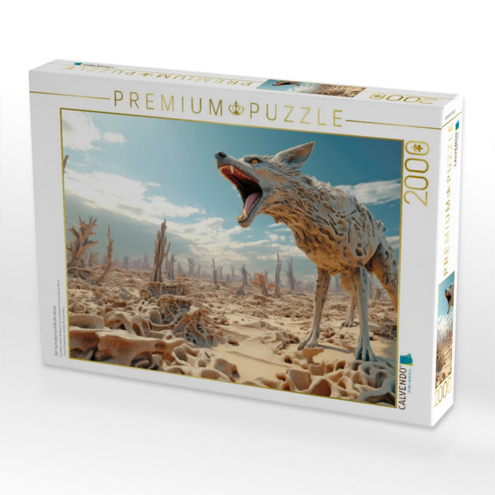 Der Surrealismus trifft die Wüste - CALVENDO Foto-Puzzle'
