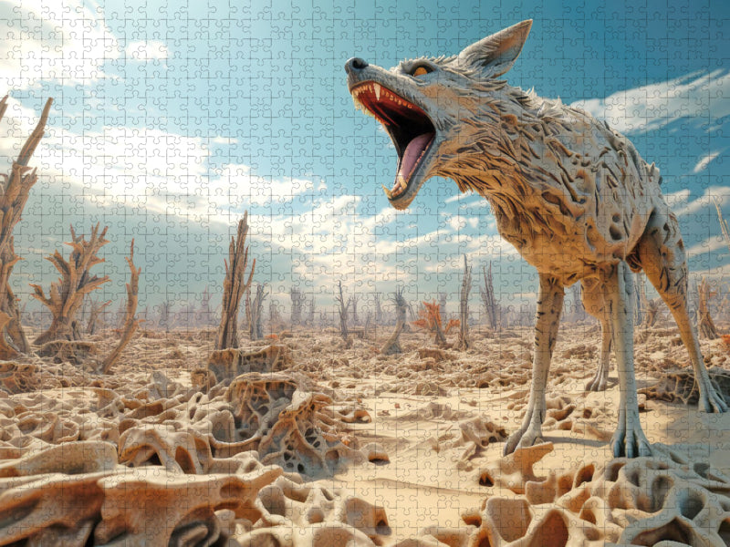 Der Surrealismus trifft die Wüste - CALVENDO Foto-Puzzle'