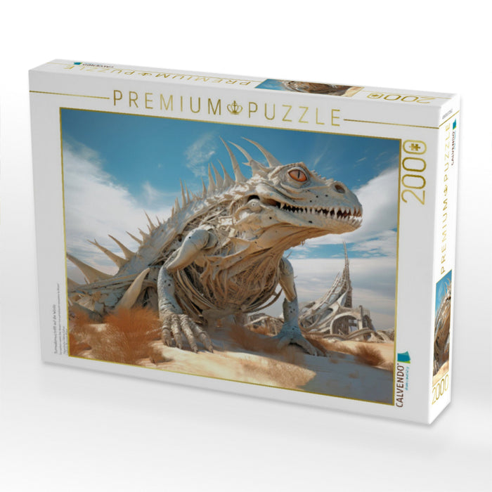 Surrealismus trifft auf die Wüste - CALVENDO Foto-Puzzle'