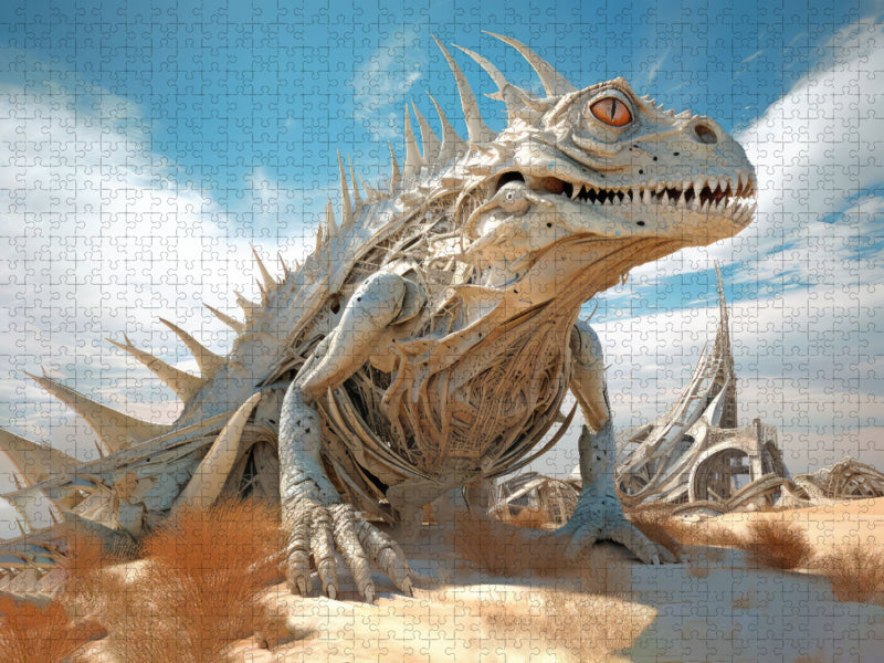 Surrealismus trifft auf die Wüste - CALVENDO Foto-Puzzle'