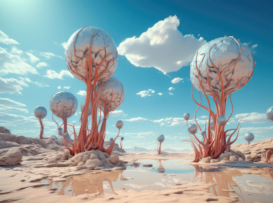 Der Surrealismus trifft die Wüste - CALVENDO Foto-Puzzle'