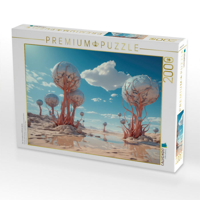 Der Surrealismus trifft die Wüste - CALVENDO Foto-Puzzle'
