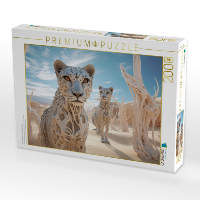Surrealismus trifft auf die Wüste - CALVENDO Foto-Puzzle'