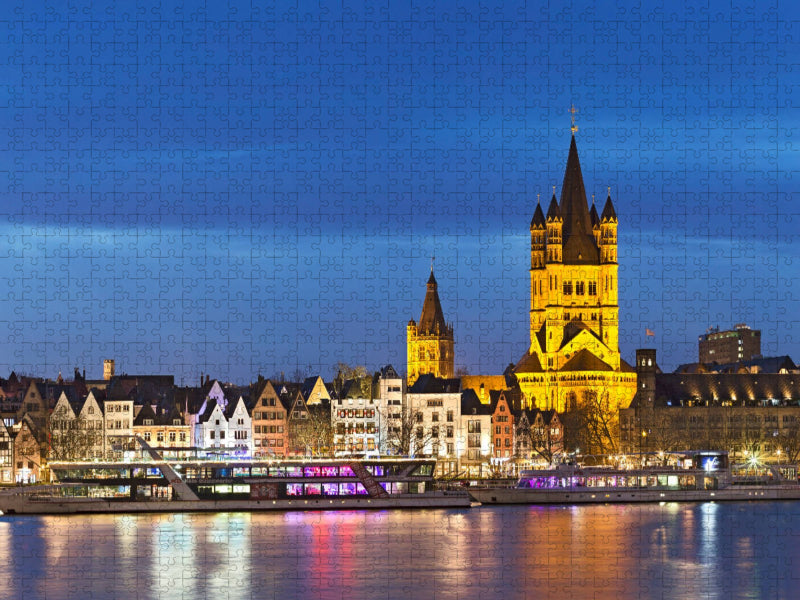 KÖLNER LICHTERZAUBER - CALVENDO Foto-Puzzle'