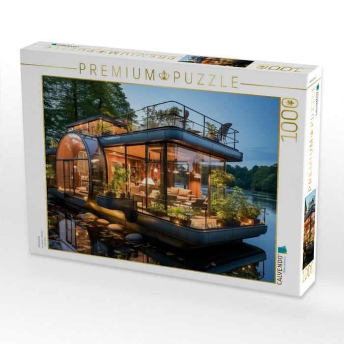 Hausboote - CALVENDO Foto-Puzzle'