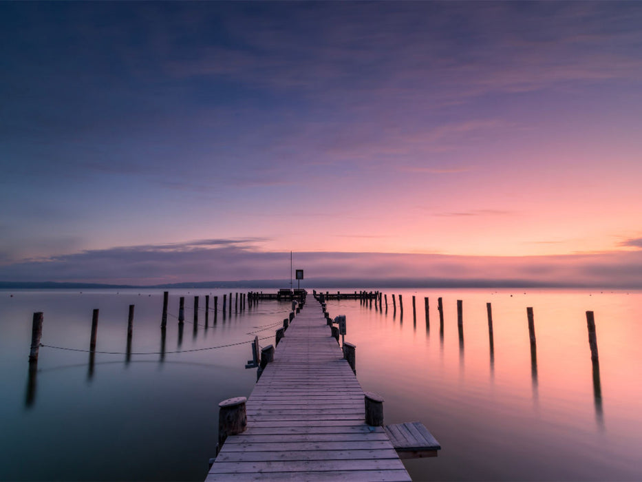 Idyllischer Sonnenaufgang am Ammersee - CALVENDO Foto-Puzzle'