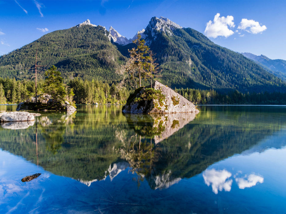 Malerischer Hintersee - CALVENDO Foto-Puzzle'