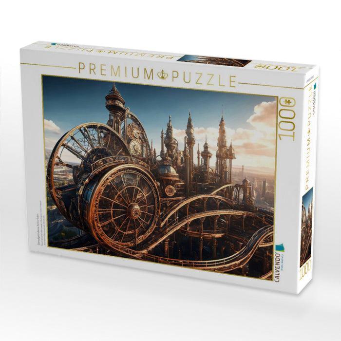 Dampfgetriebene Achterbahn - CALVENDO Foto-Puzzle'