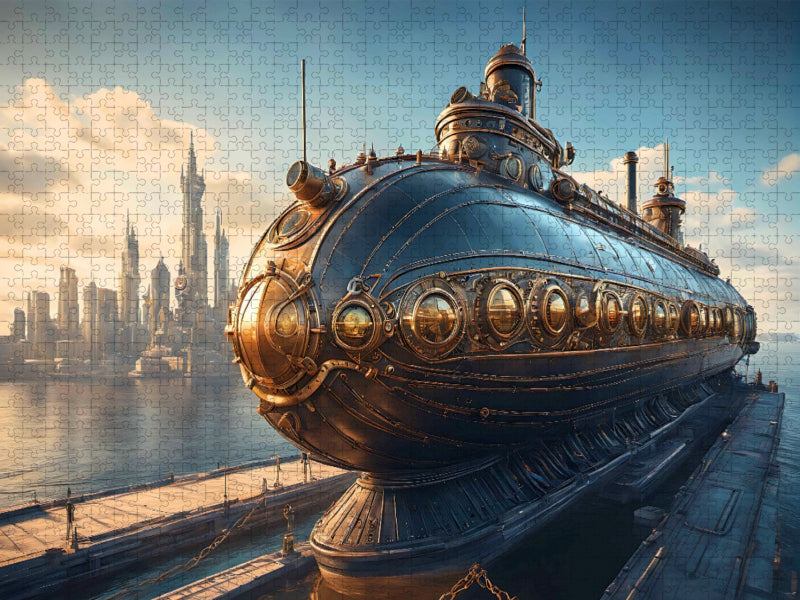 Submarine beim Stapellauf - CALVENDO Foto-Puzzle'
