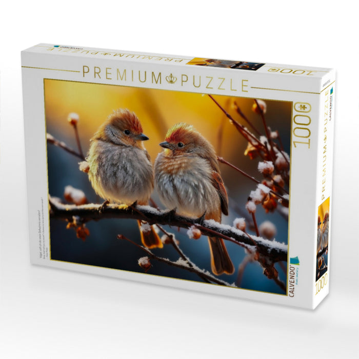 Vögel, soll ich dir mein Geheimnis verraten? - CALVENDO Foto-Puzzle'