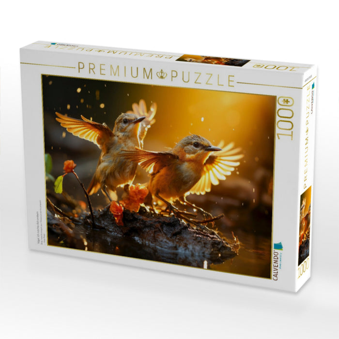 Vögel, Ich möchte dich erobern - CALVENDO Foto-Puzzle'