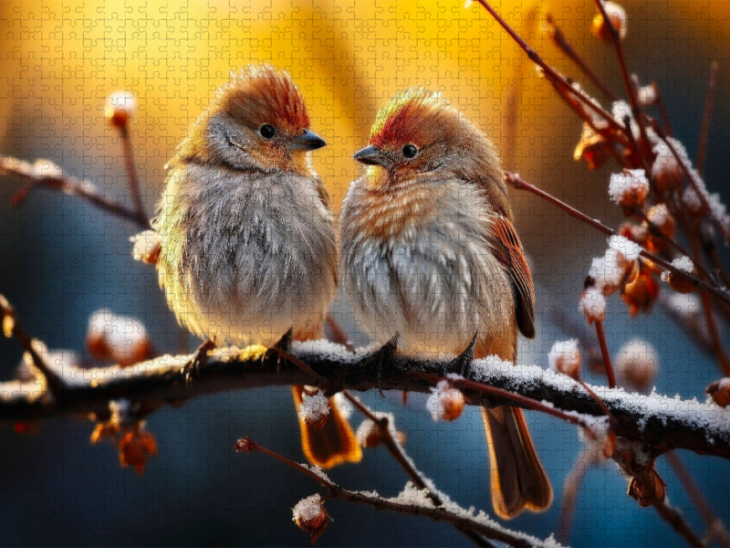 Vögel, soll ich dir mein Geheimnis verraten? - CALVENDO Foto-Puzzle'