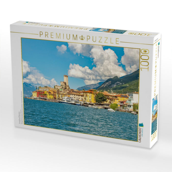Aussicht auf Malcesine - CALVENDO Foto-Puzzle'