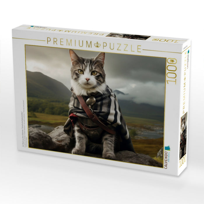 Ein Motiv aus dem Kalender "Schottische Katzenhelden" - CALVENDO Foto-Puzzle'