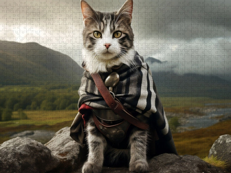 Ein Motiv aus dem Kalender "Schottische Katzenhelden" - CALVENDO Foto-Puzzle'