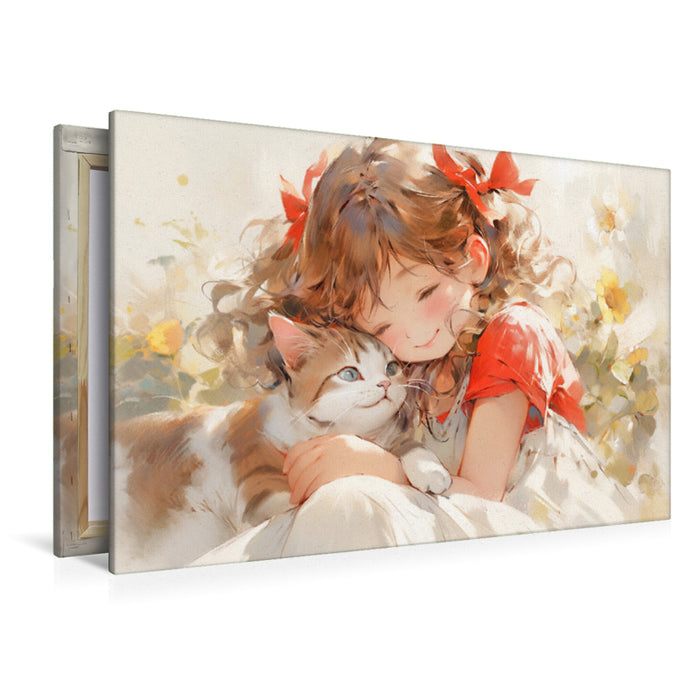 Premium Textil-Leinwand Ein Motiv aus dem Kalender Der Mädchen-Kalender