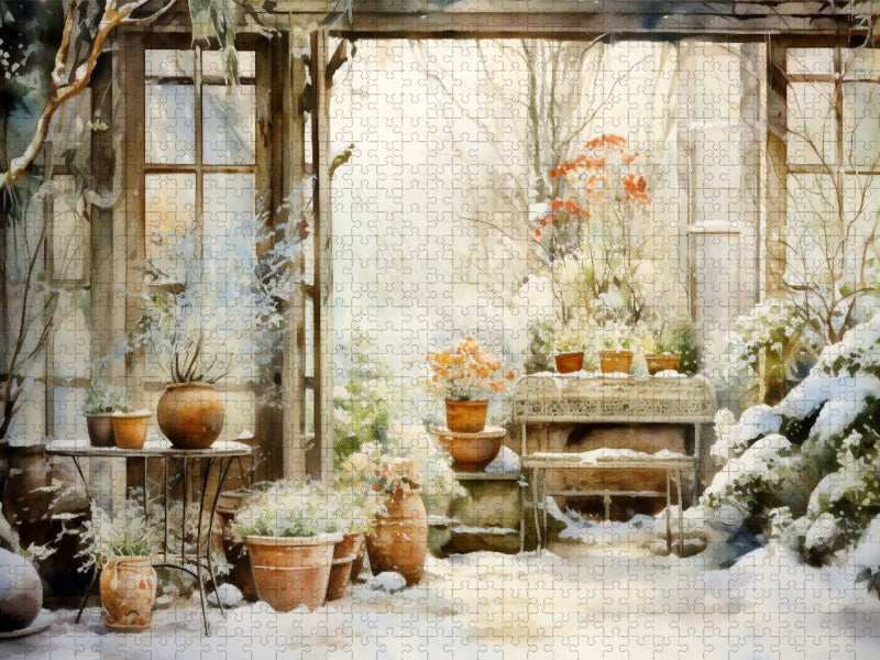 Ein Motiv aus dem Kalender "Lauschige Gartenecken" - CALVENDO Foto-Puzzle'