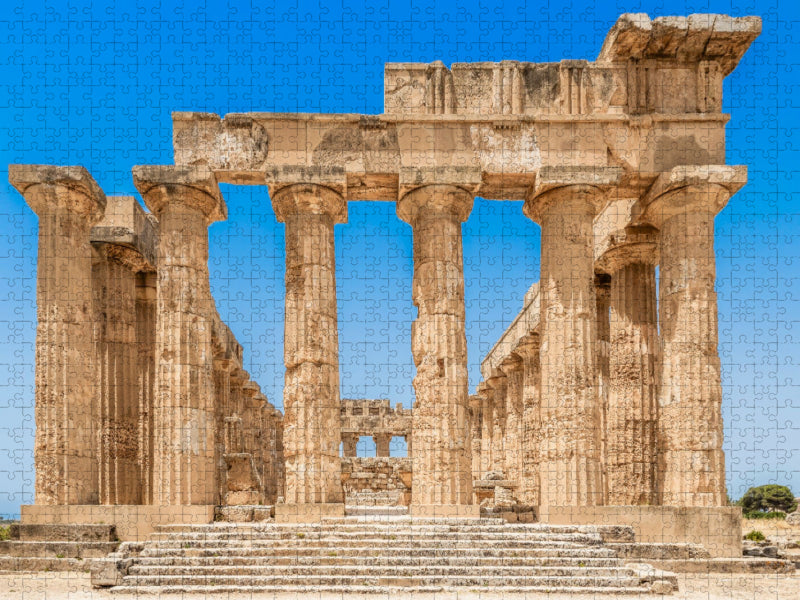Tempel E um 450 v. Chr. - CALVENDO Foto-Puzzle'
