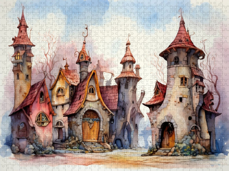 Ein Motiv aus dem Kalender "Kuriose Häuser" - CALVENDO Foto-Puzzle'