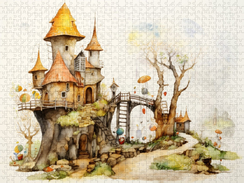 Ein Motiv aus dem Kalender "Kuriose Häuser" - CALVENDO Foto-Puzzle'