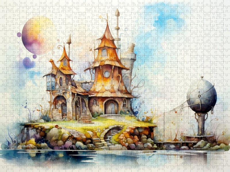 Ein Motiv aus dem Kalender "Kuriose Häuser" - CALVENDO Foto-Puzzle'