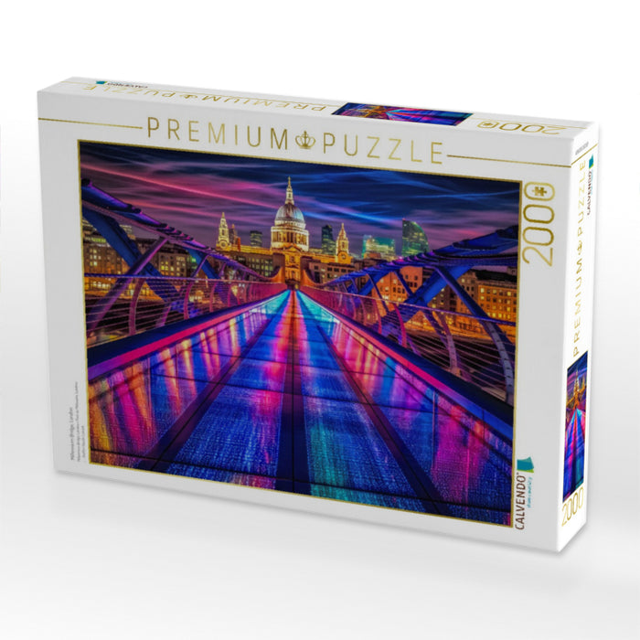Millennium Bridge, London - CALVENDO Foto-Puzzle'