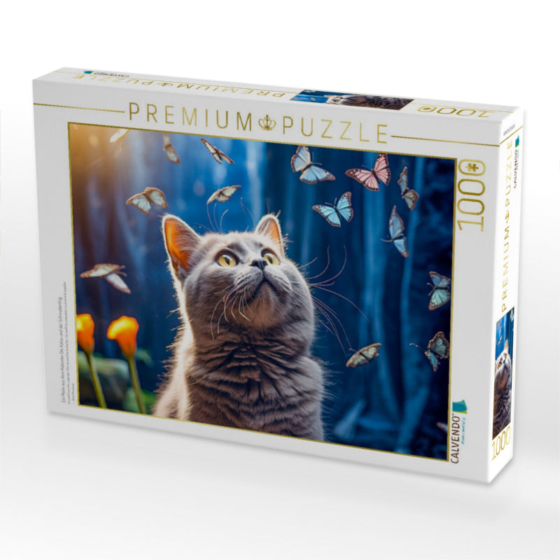 CALVENDO Puzzle 'Bärige Schmusetiger' – 1000 Teile, 64 X 48 Cm, Hochwertiges Foto-Puzzle