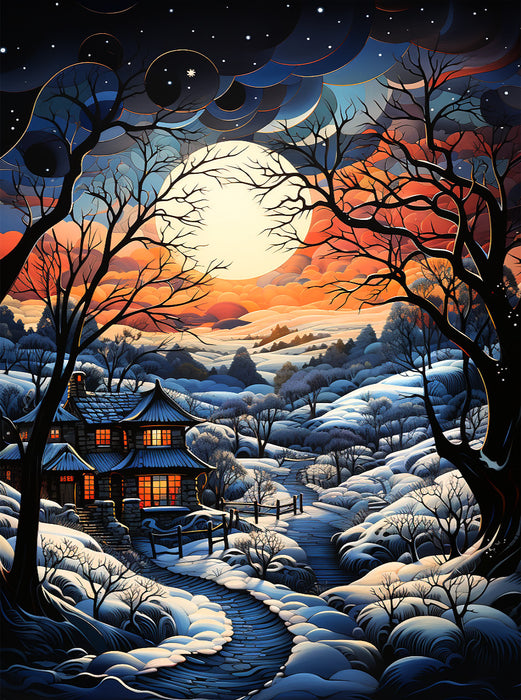 Winterlandschaft - CALVENDO Foto-Puzzle'