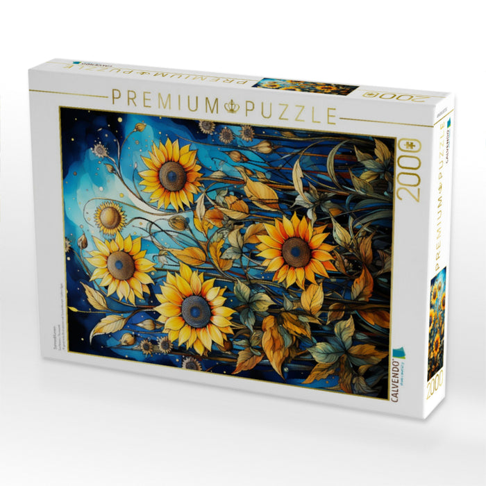 Sonnenblumen - CALVENDO Foto-Puzzle'