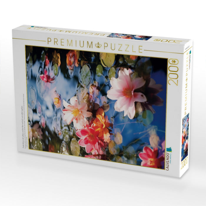 Finde Ruhe in dir selbst, und der Rest wird sich von selbst ergeben. - CALVENDO Foto-Puzzle'
