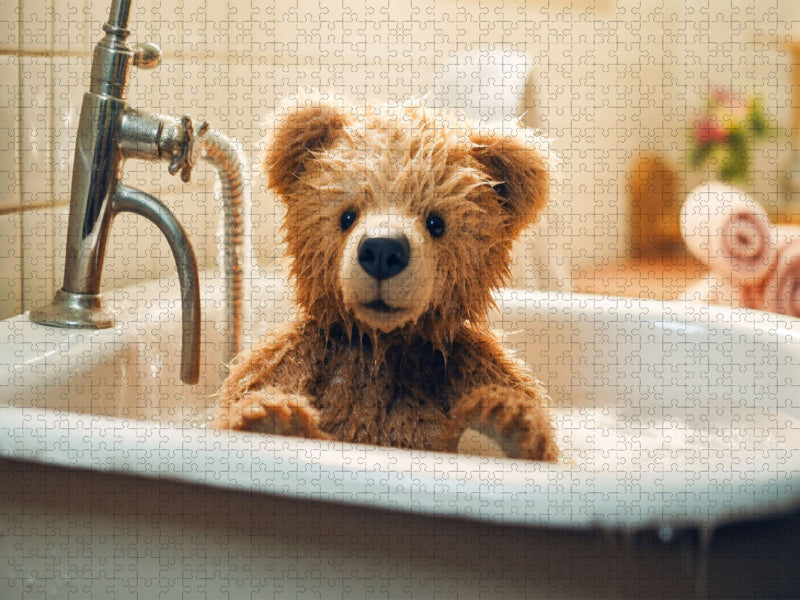 Ein Motiv aus dem Kalender Teddybär und seine Abenteuer - CALVENDO Foto-Puzzle'