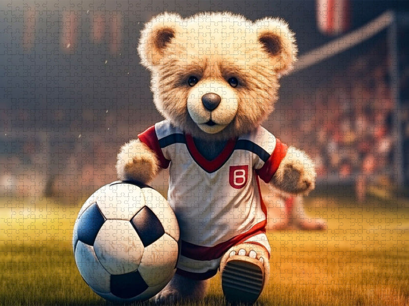 Ein Motiv aus dem Kalender Teddybär und seine Abenteuer - CALVENDO Foto-Puzzle'
