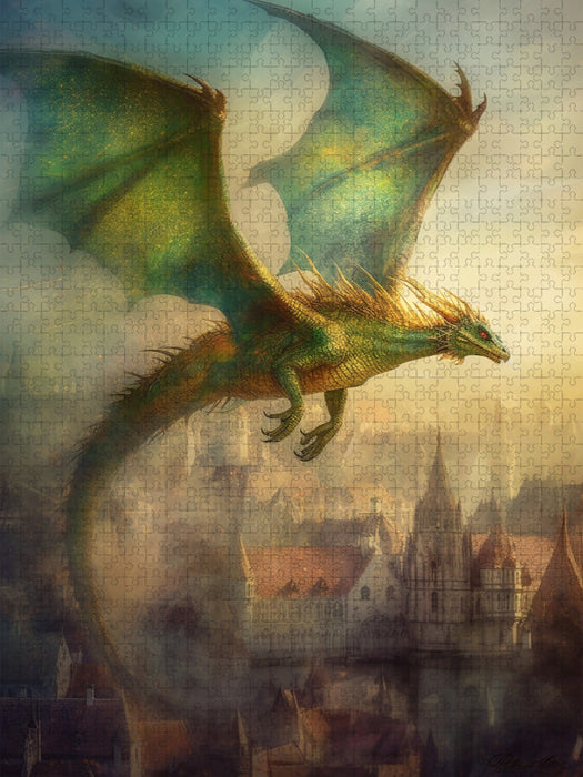 Ein Motiv aus dem Kalender Malerische Drachen - CALVENDO Foto-Puzzle'