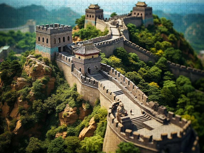 Erinnert an die chinesische Mauer - CALVENDO Foto-Puzzle'