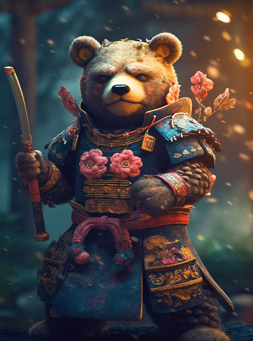 jSamurai-Bär - CALVENDO Foto-Puzzle'